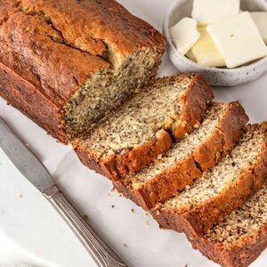 Homemade Banana Bread one loaf